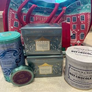 Fortnum & Mason lot of tea, biscuits, accessories NWT